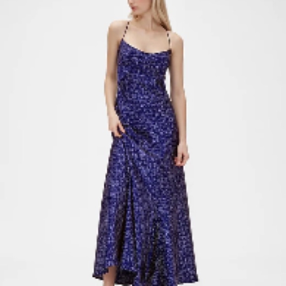 NWT GAP Blue Slip Dress